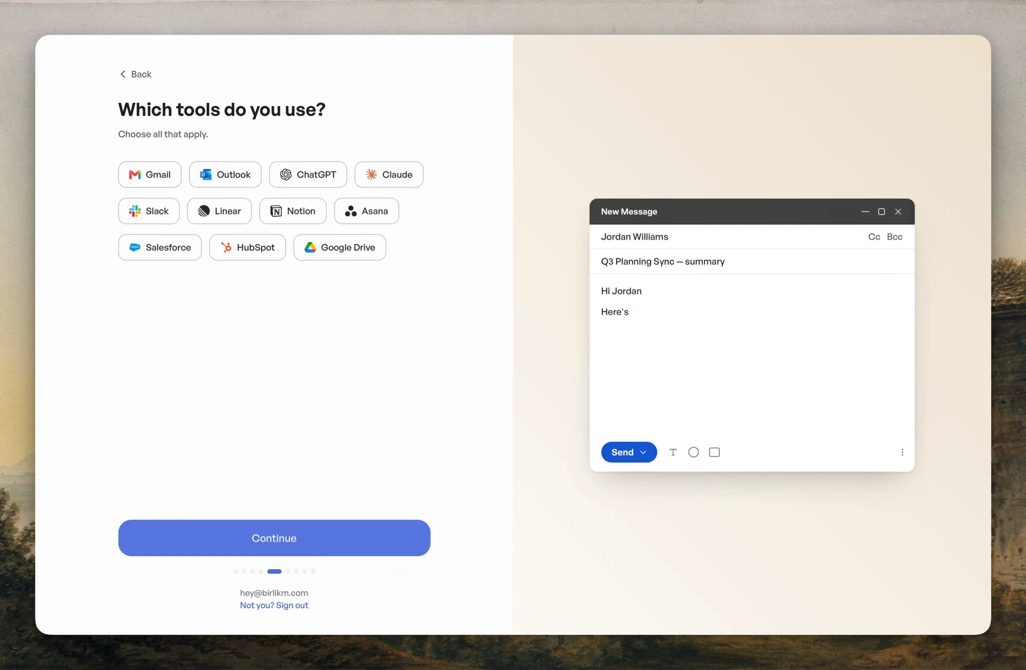 CraftNote desktop integrations recording
