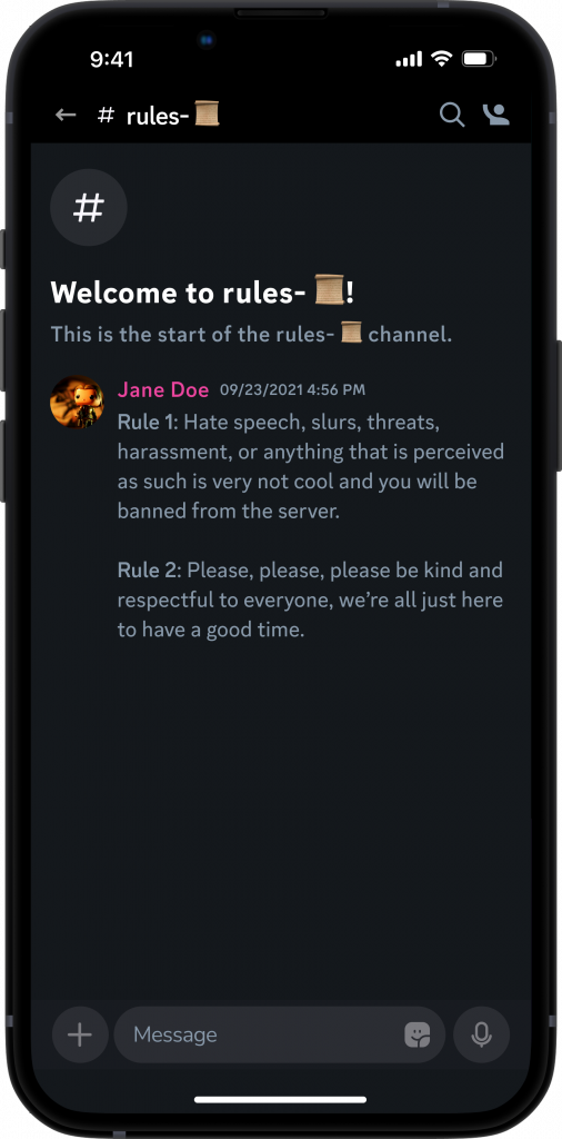 rules